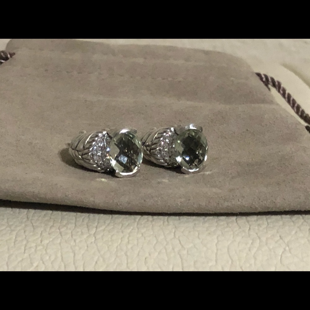 Judith Ripka Prasiolite Earrings